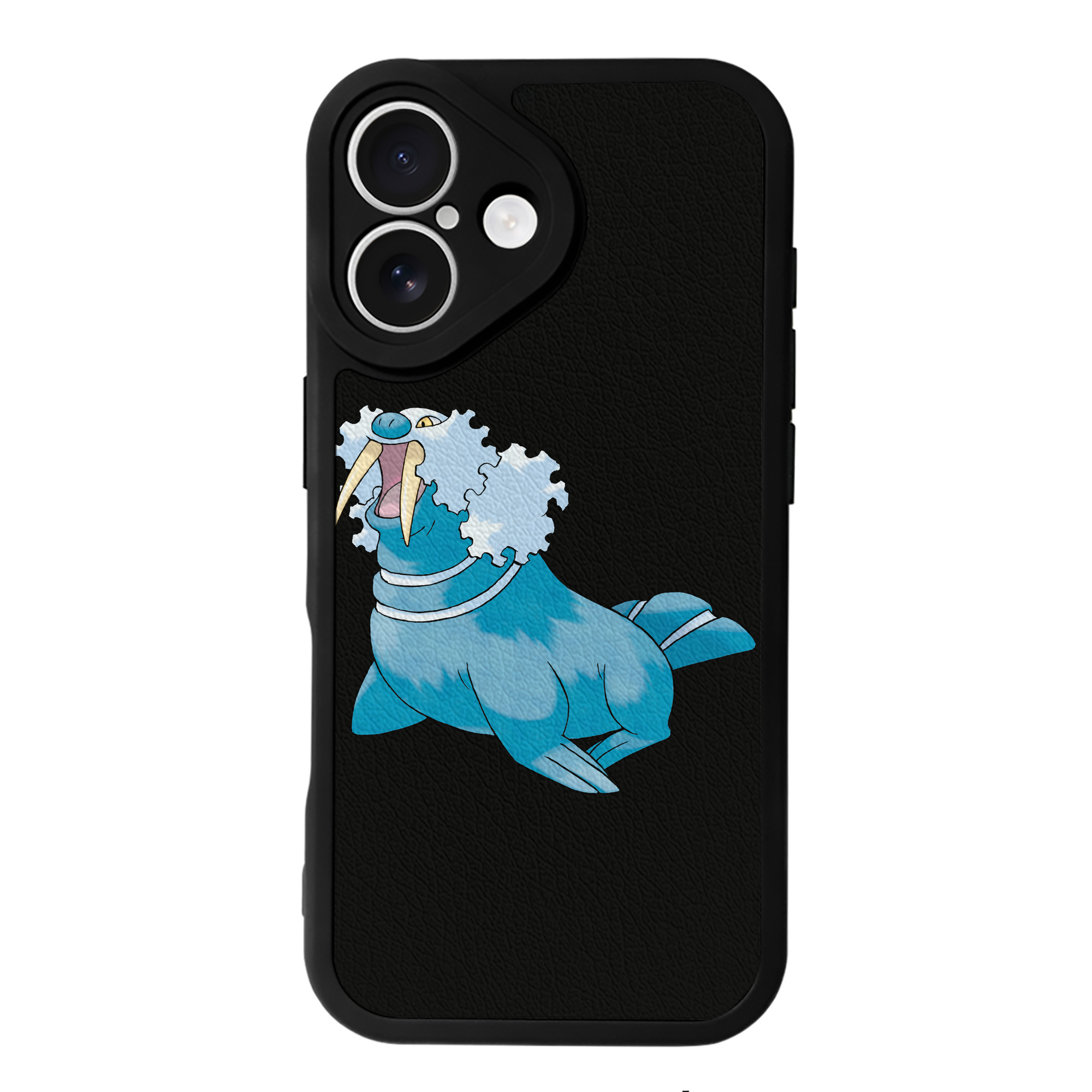 （画像用） ポケットモンスター Pokémon 【iPhone 16シリーズ対応】シリコンスマホケース（レザー調） 材質：シリコン